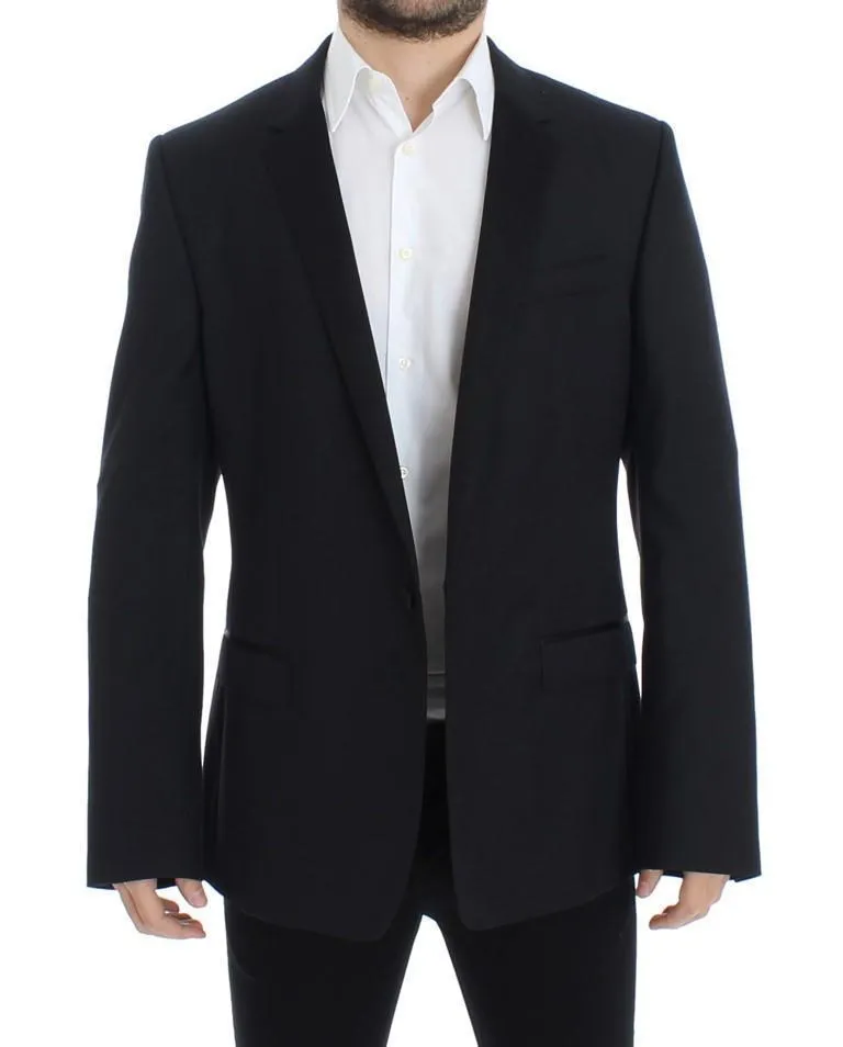 Blue wool slim MARTINI blazer