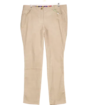 boden stone 5 Pocket Corduroy Slim Trousers UK 18 LONG