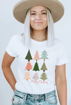 Boho Christmas Tree Graphic Tee