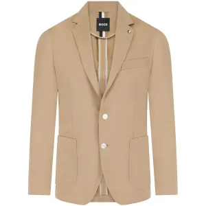 BOSS C-HANRY-232 SLIM FIT LINEN BLAZER