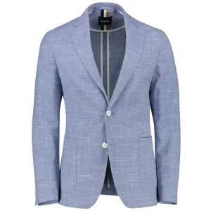 BOSS C-HANRY-233 MICRO-PATTERNED COTTON BLEND BLAZER