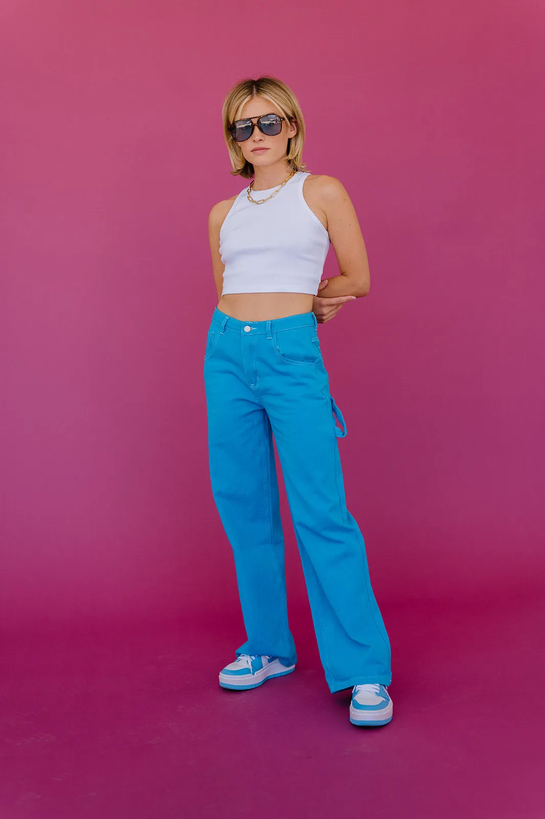 Bowie Cargo Pants // Cobalt