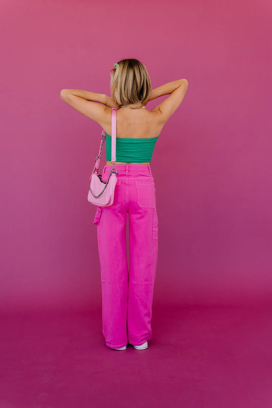 Bowie Cargo Pants // Pink