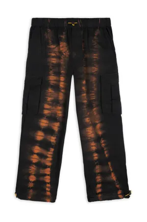 BRAIN DEAD ZEBRA DYE FLIGHT PANT BLACK MULTI