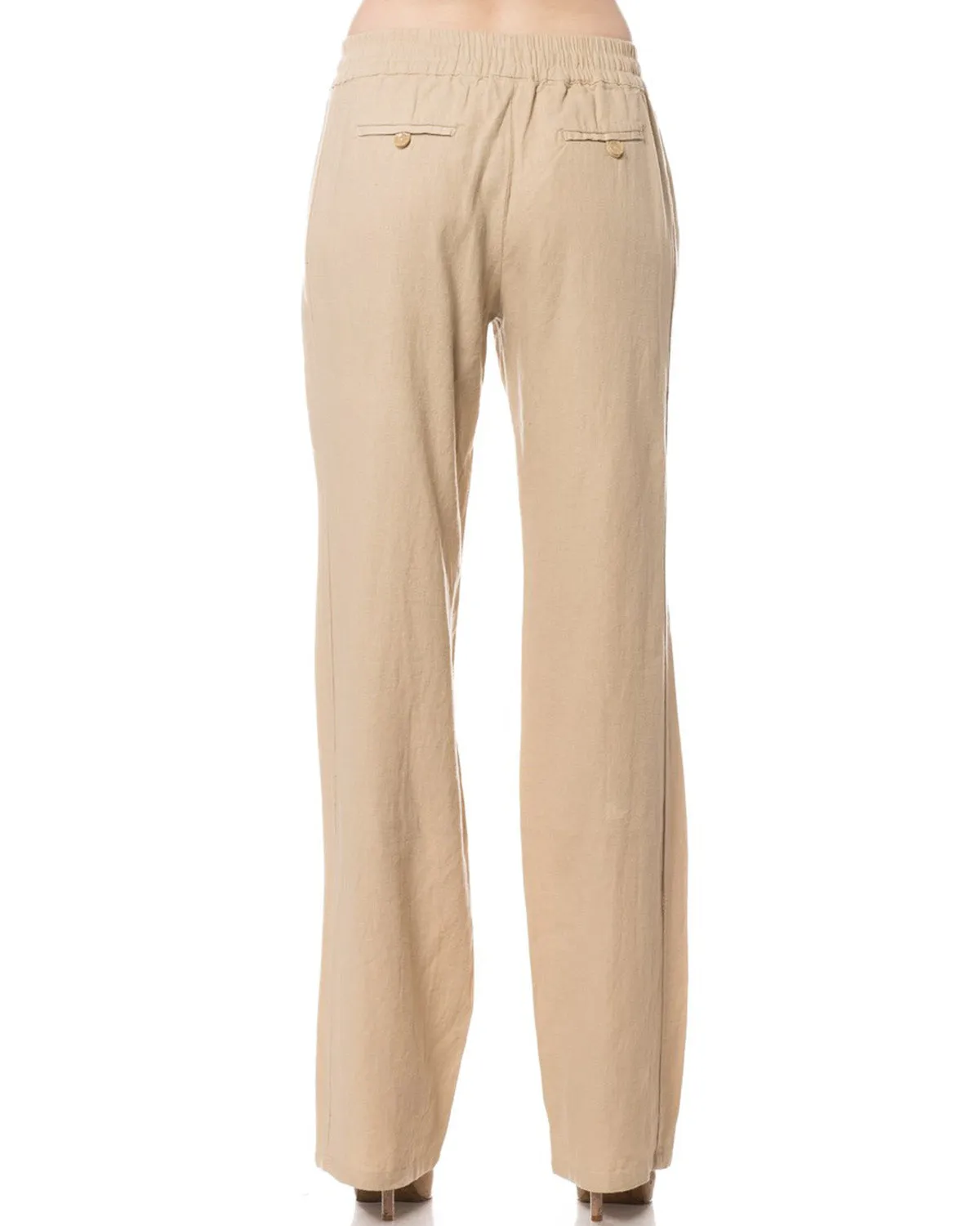 Breezy Comfort Linen Drawstring Pants