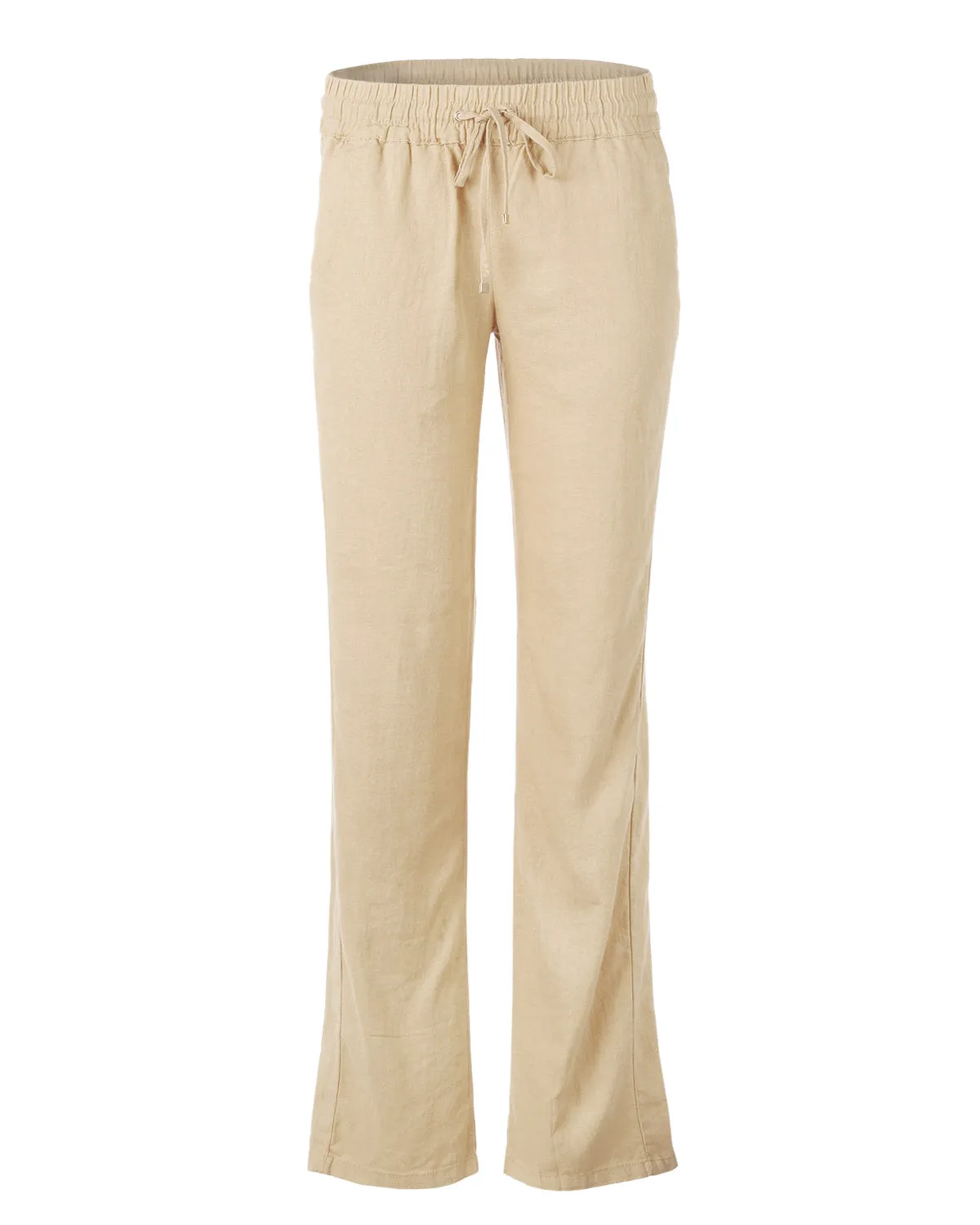 Breezy Comfort Linen Drawstring Pants
