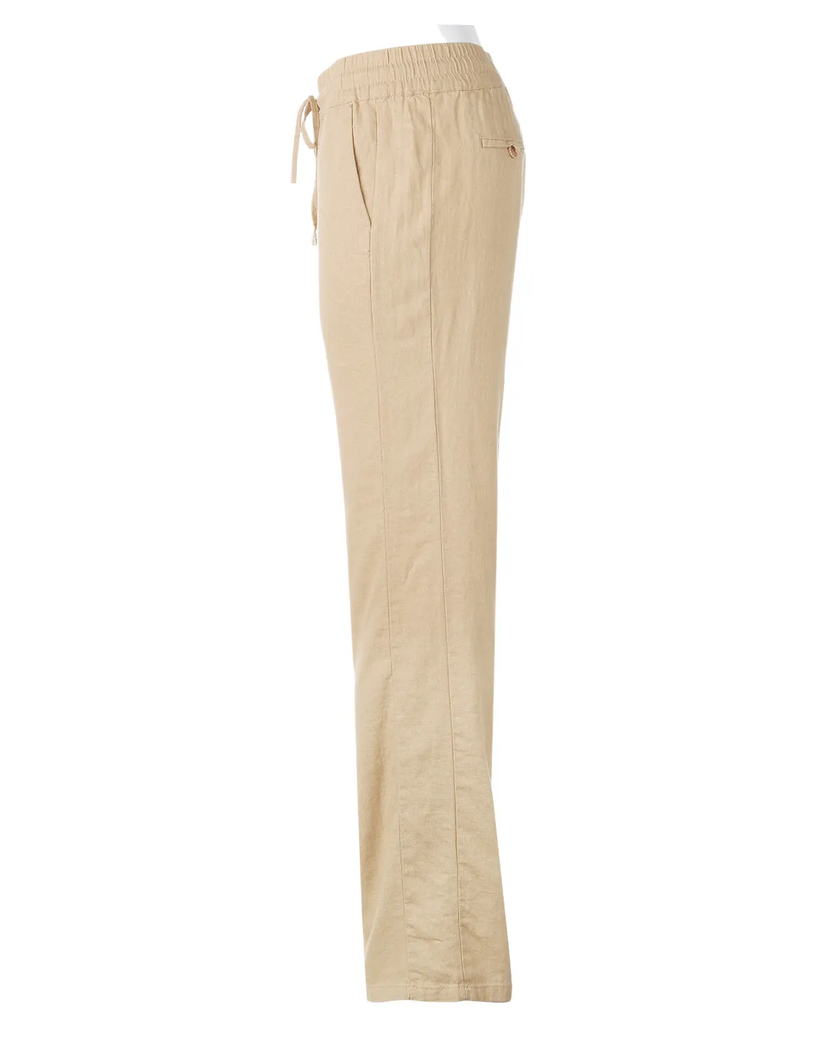 Breezy Comfort Linen Drawstring Pants
