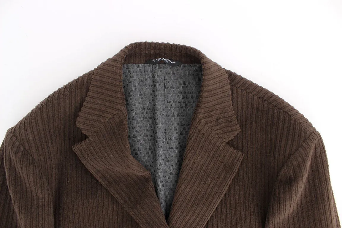 Brown manchester stretch blazer
