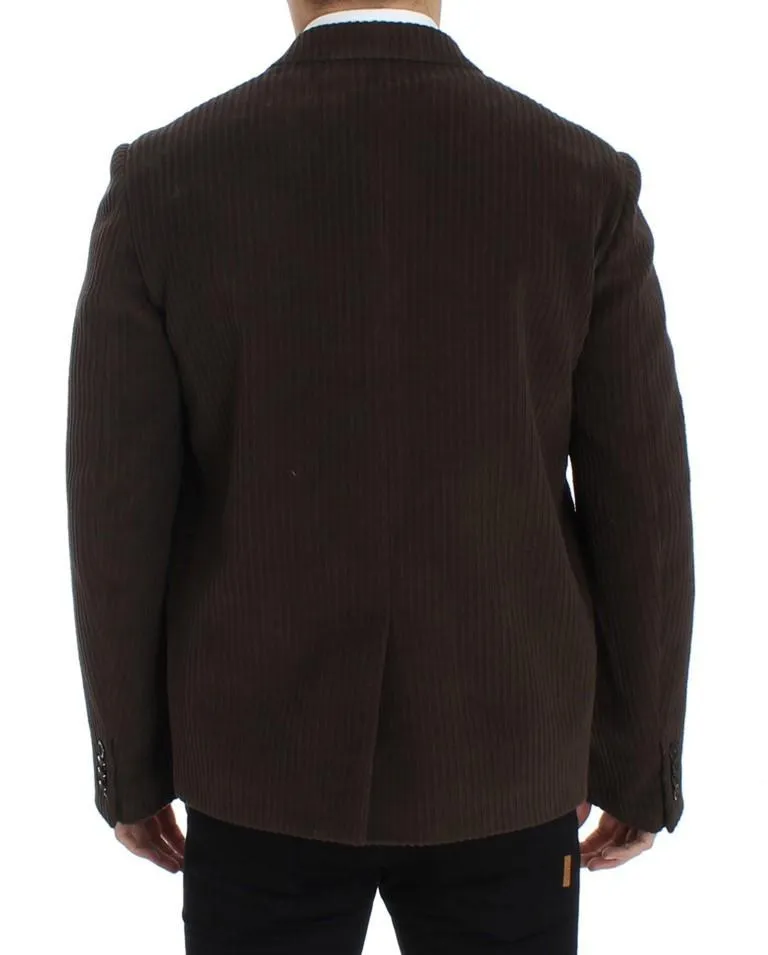 Brown manchester stretch blazer