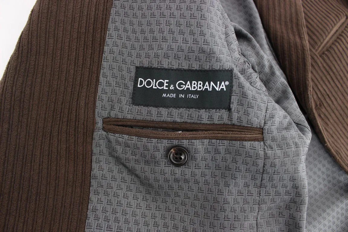 Brown manchester stretch blazer
