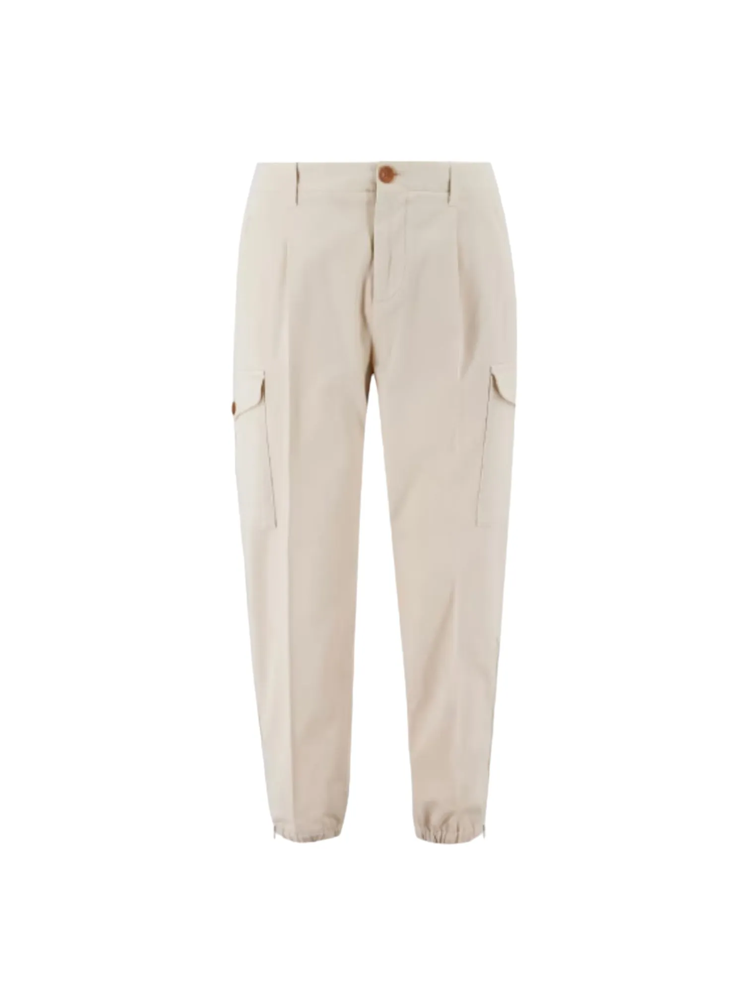 Brunello Cucinelli Off-White Cargo Trousers