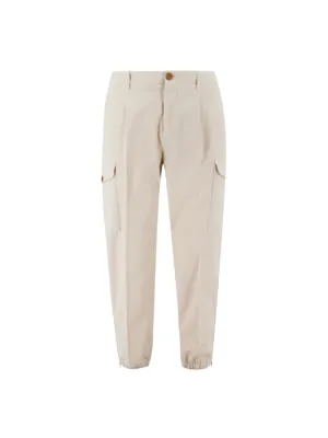 Brunello Cucinelli Off-White Cargo Trousers
