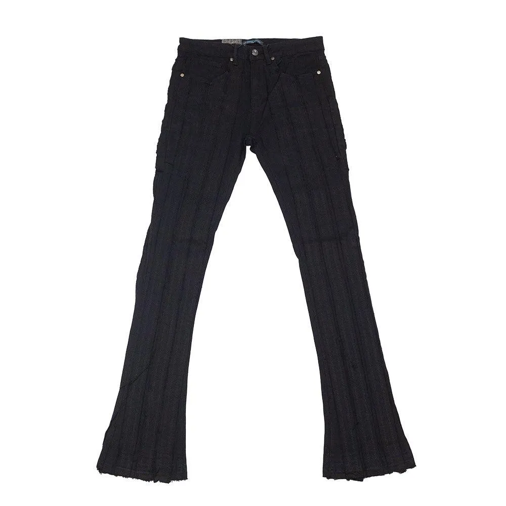 BTS.STACKED.DENIM (JET BLACK)