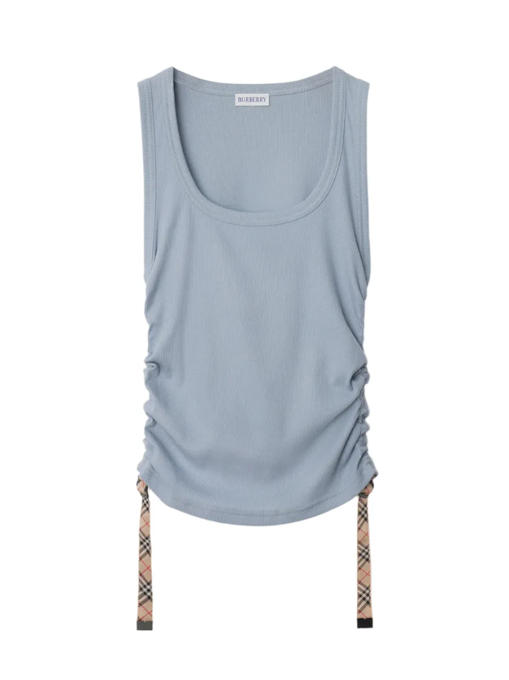 Burberry Festival Cotton Blend Tank Top in Gale