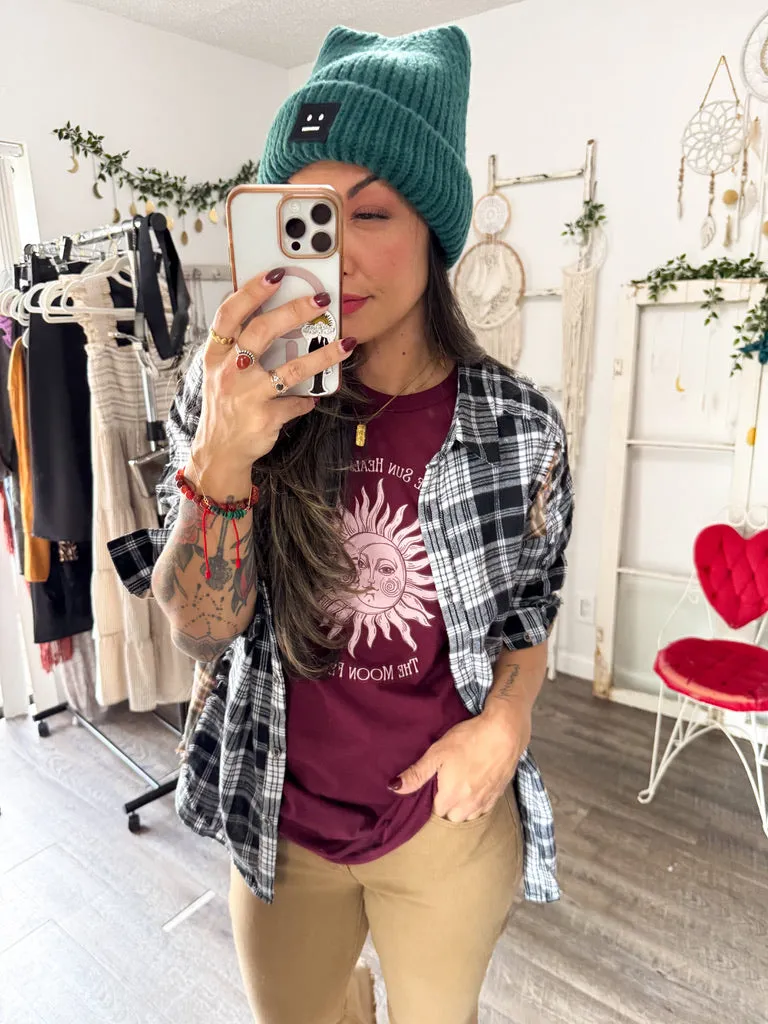 Burgundy WhimsiGothic Tee