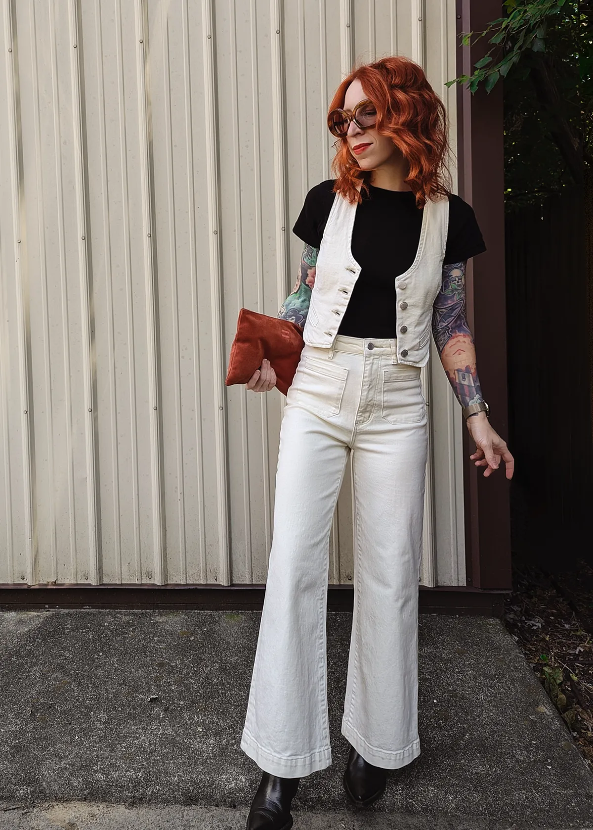 Buttercream Denim Dallas Vest