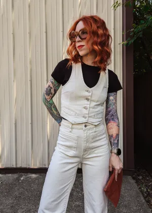 Buttercream Denim Dallas Vest