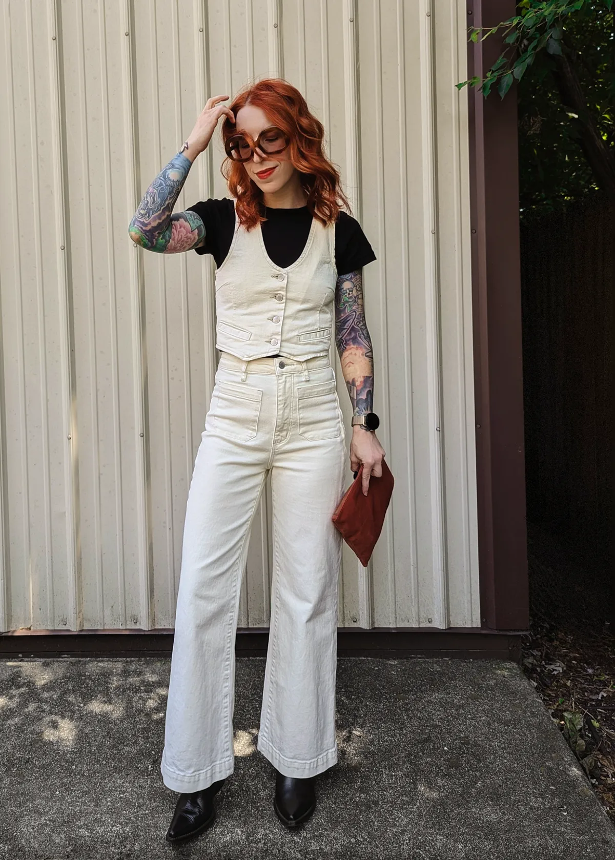 Buttercream Denim Dallas Vest