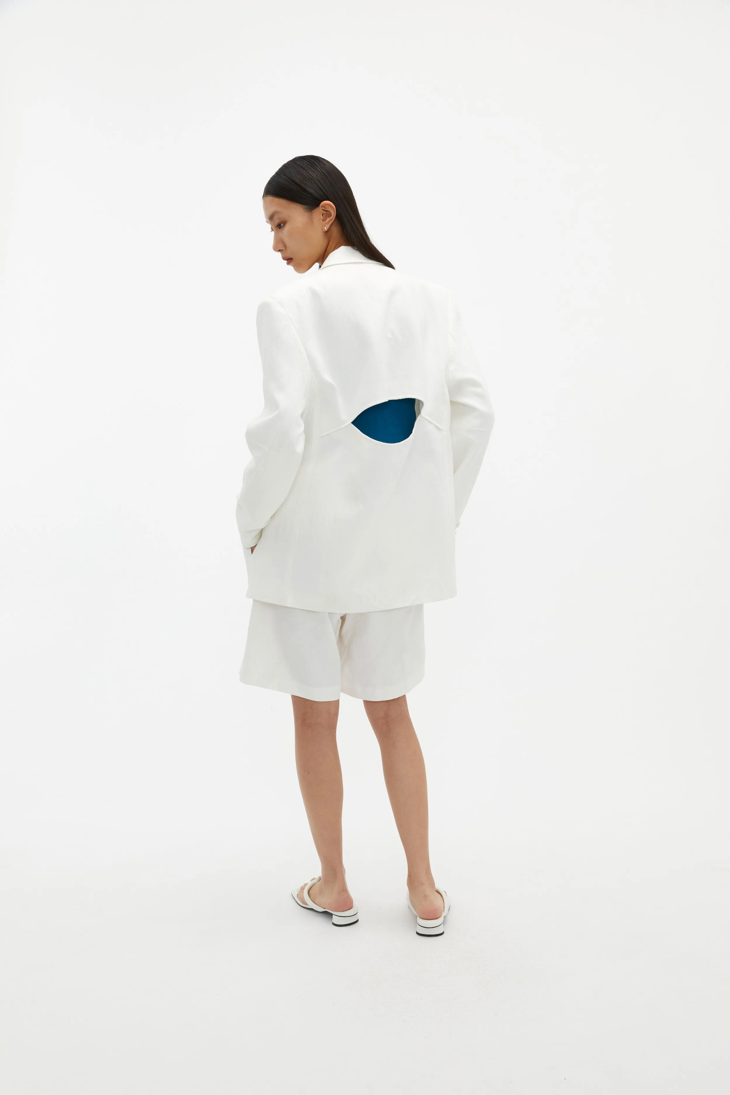 by DOE - Linen Spliced Blazer