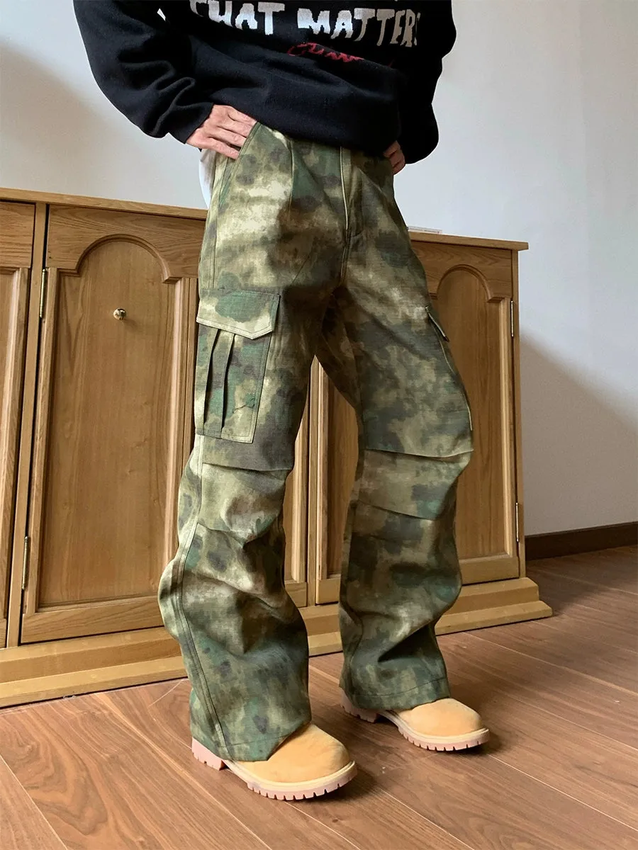 Camouflage Multi-Pocket Cargo Pants