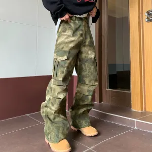 Camouflage Multi-Pocket Cargo Pants