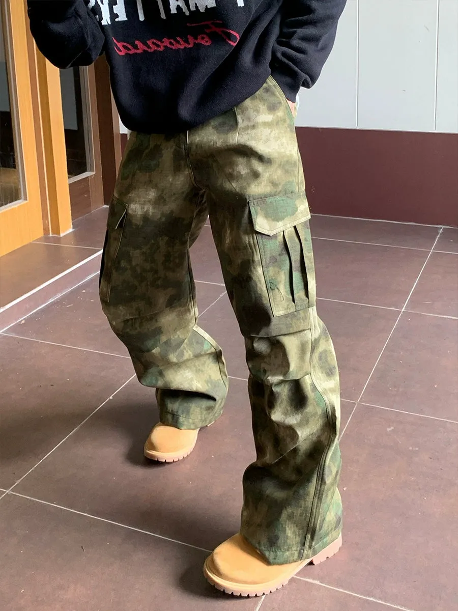 Camouflage Multi-Pocket Cargo Pants