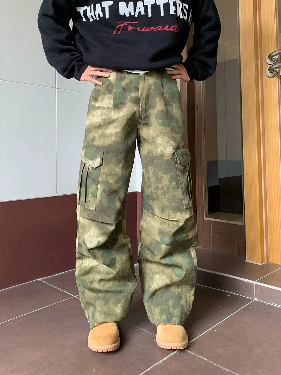 Camouflage Multi-Pocket Cargo Pants