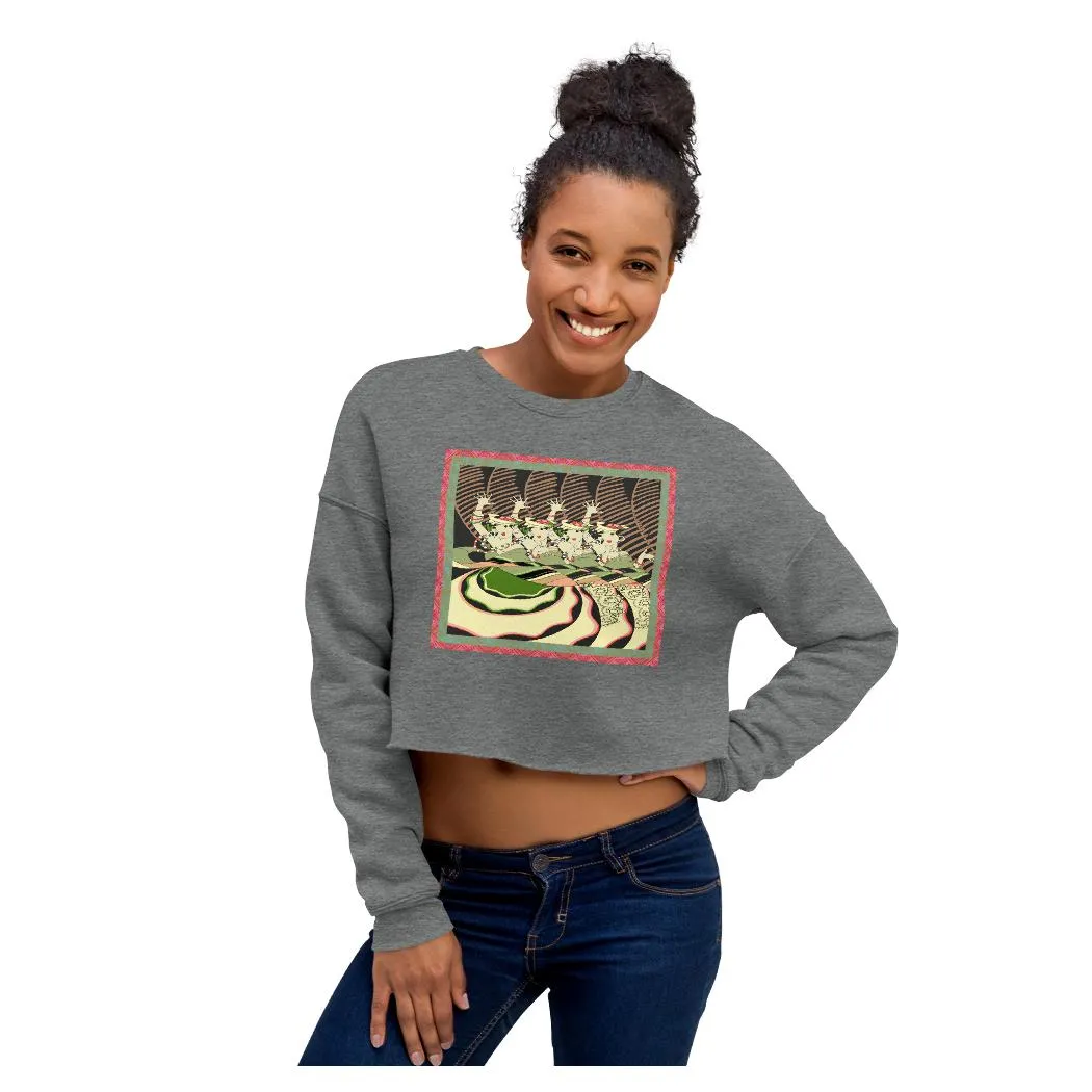 CanCan Girls Crop Sweatshirt