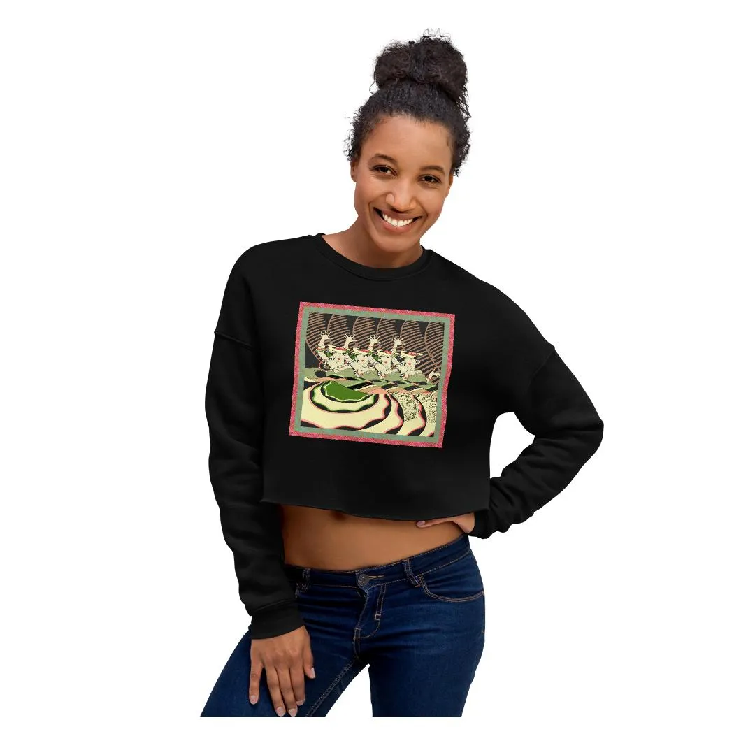 CanCan Girls Crop Sweatshirt