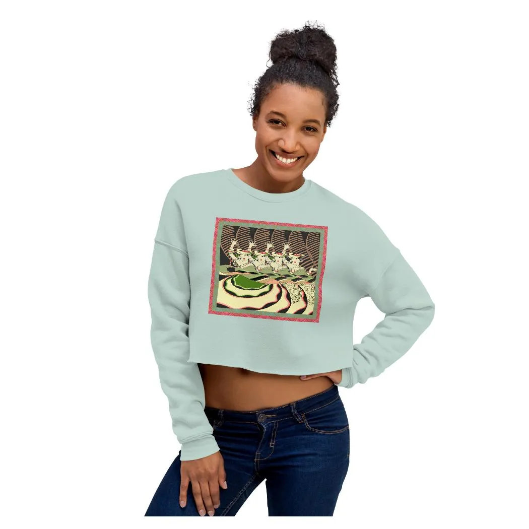 CanCan Girls Crop Sweatshirt