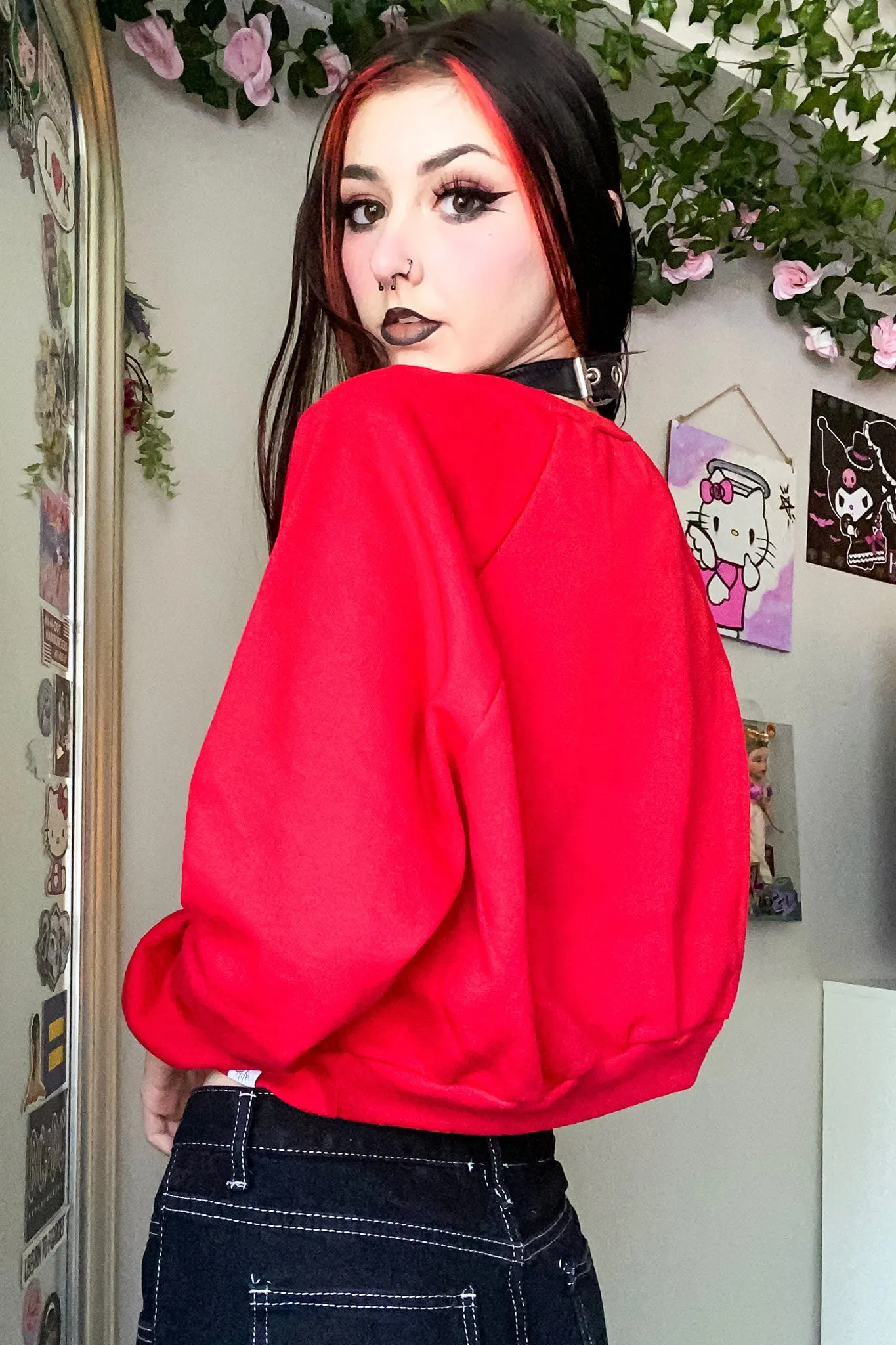 Can't Believe Crop Sweatshirt