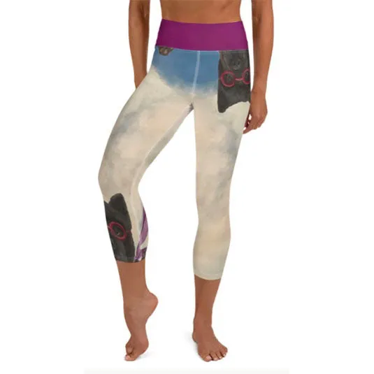 Capri Leggings "Can I Come In?"
