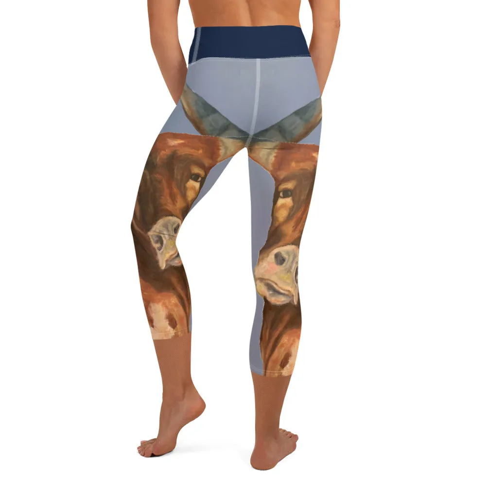 Capri Leggings "Horns 2"
