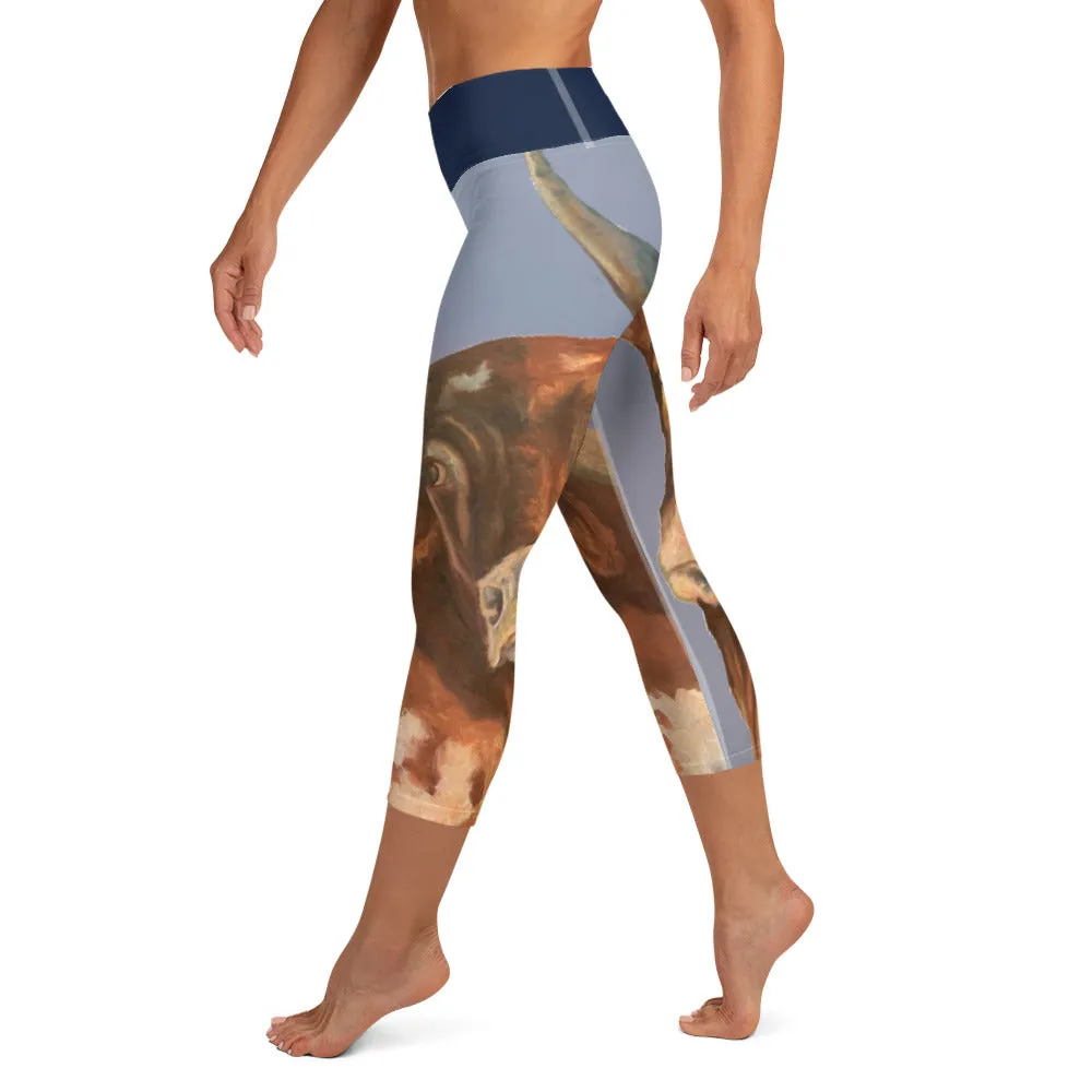 Capri Leggings "Horns 2"
