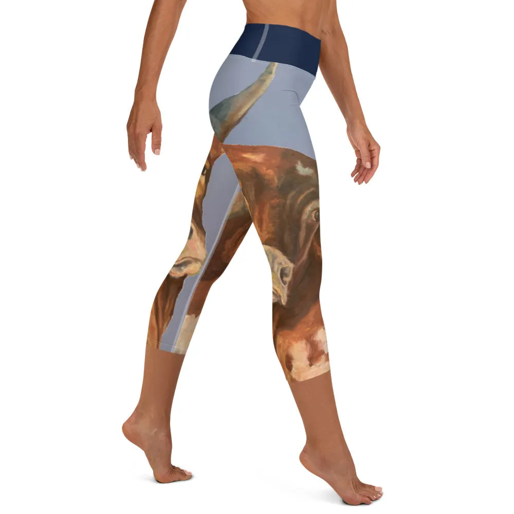 Capri Leggings "Horns 2"