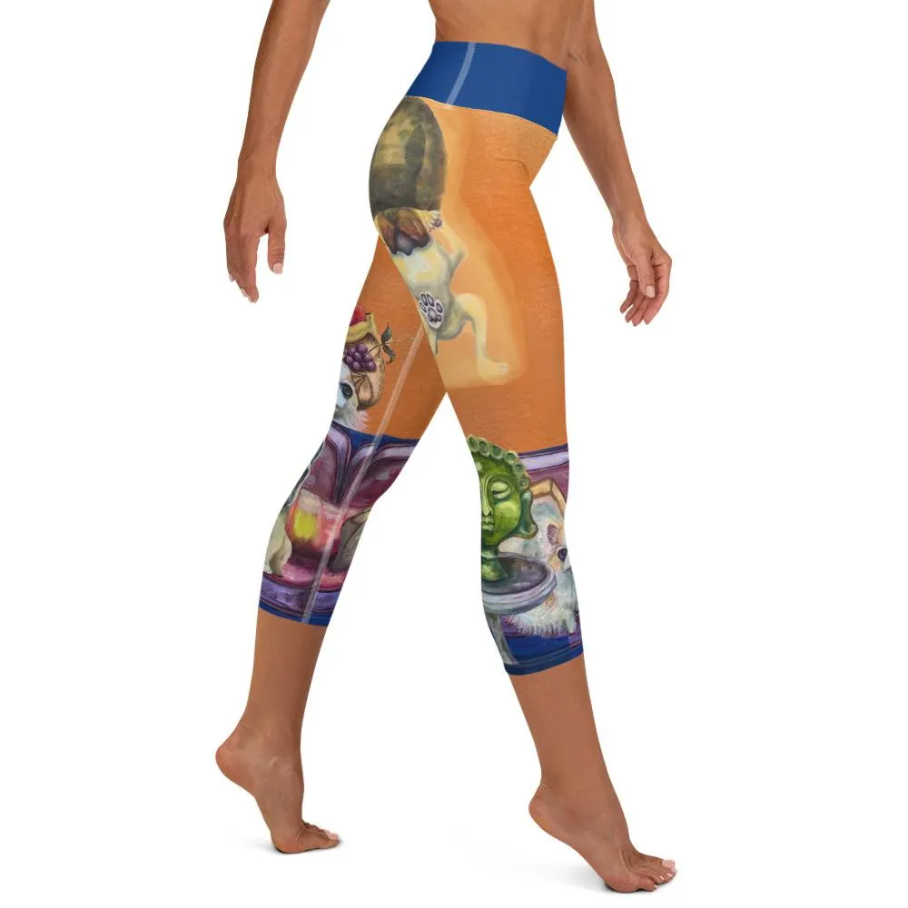 Capri Leggings "Salon Dogs"