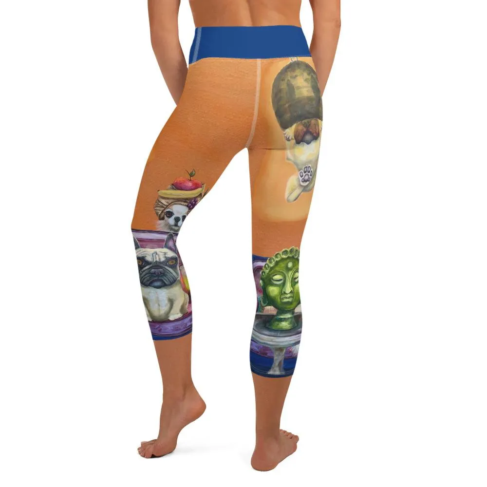 Capri Leggings "Salon Dogs"