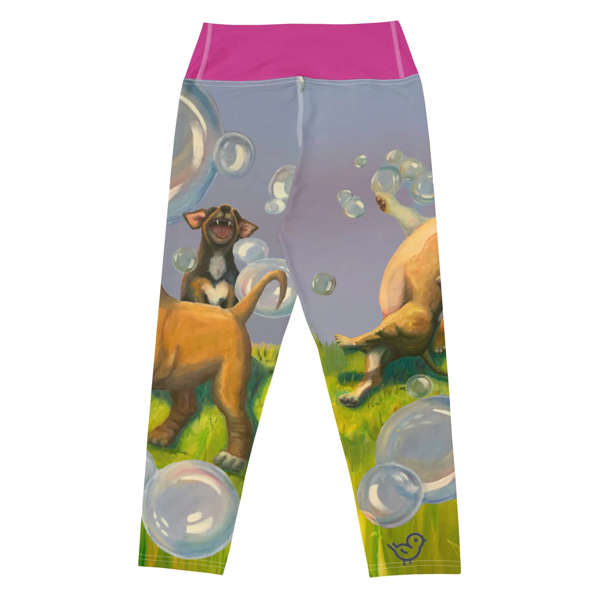 Capri Leggings with  Bull Terriers "Bubbles"