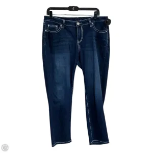Capris By Apt 9 In Blue Denim, Size: 12