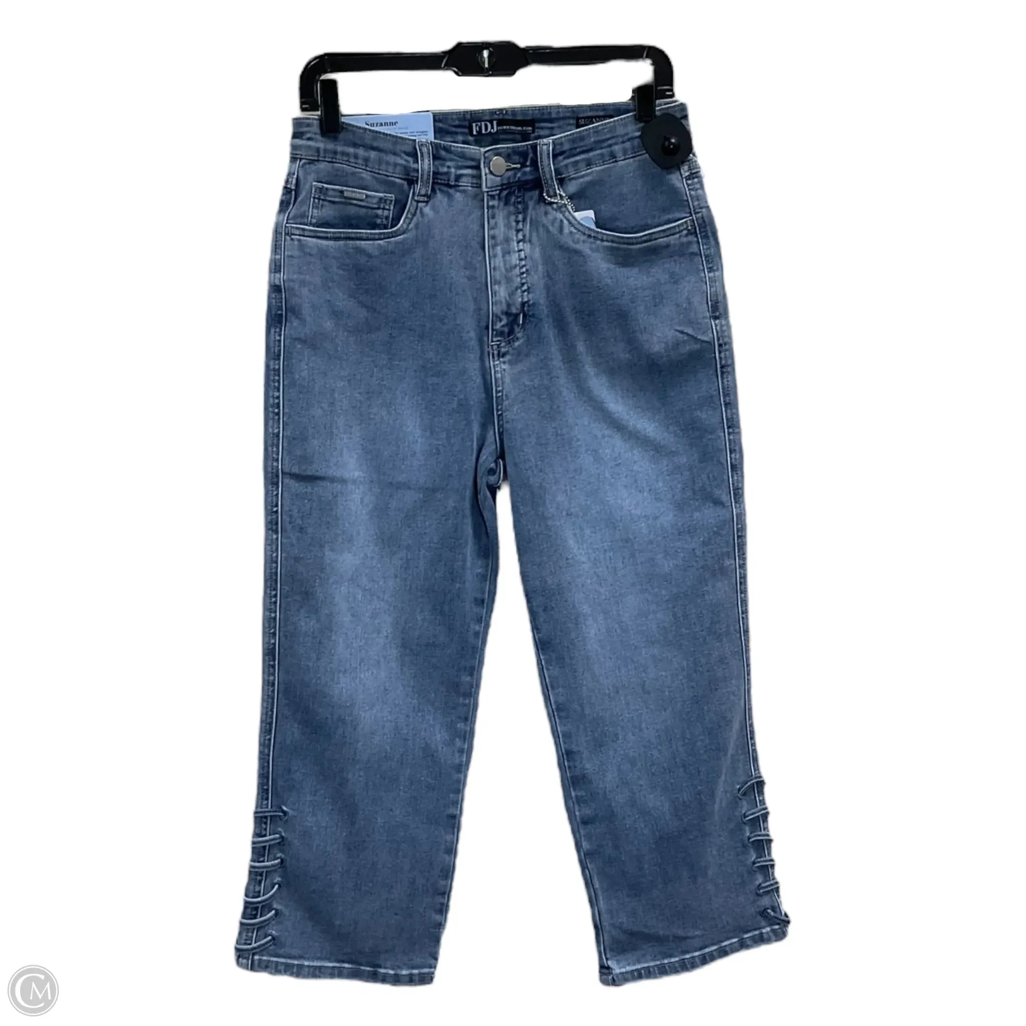 Capris By French Dressing In Blue Denim, Size: 8
