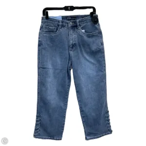 Capris By French Dressing In Blue Denim, Size: 8