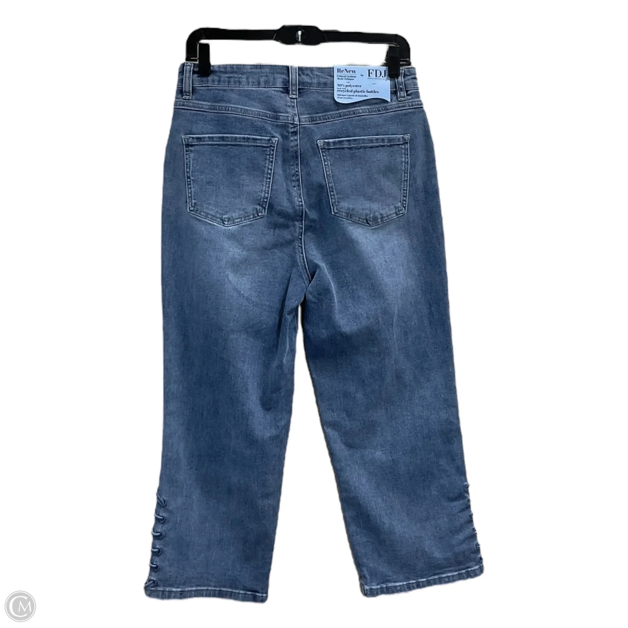 Capris By French Dressing In Blue Denim, Size: 8