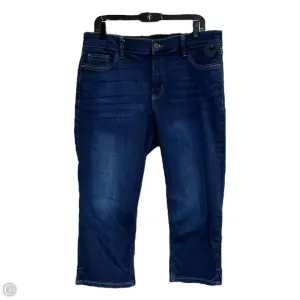 Capris By Liz Claiborne In Blue Denim, Size: 12