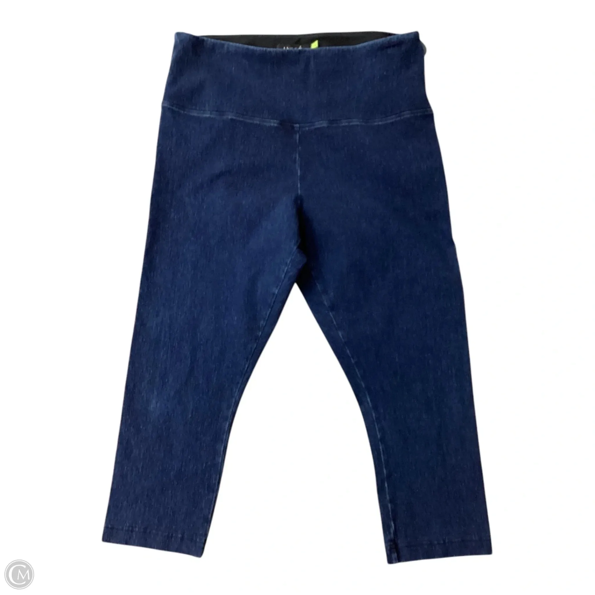 Capris By Lysse In Blue Denim, Size: L