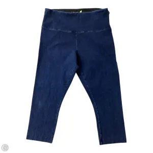 Capris By Lysse In Blue Denim, Size: L