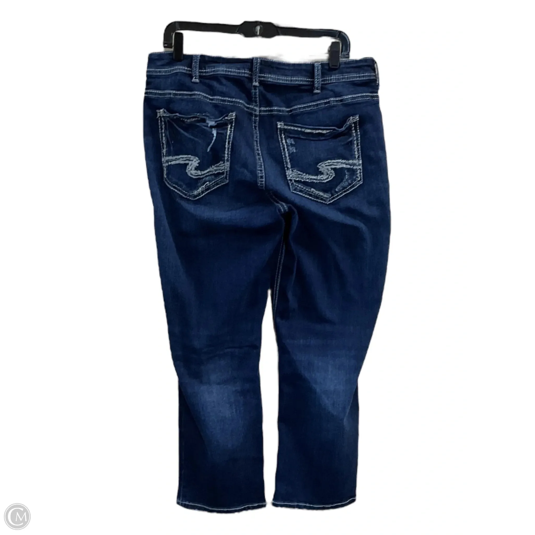 Capris By Silver In Blue Denim, Size: 16