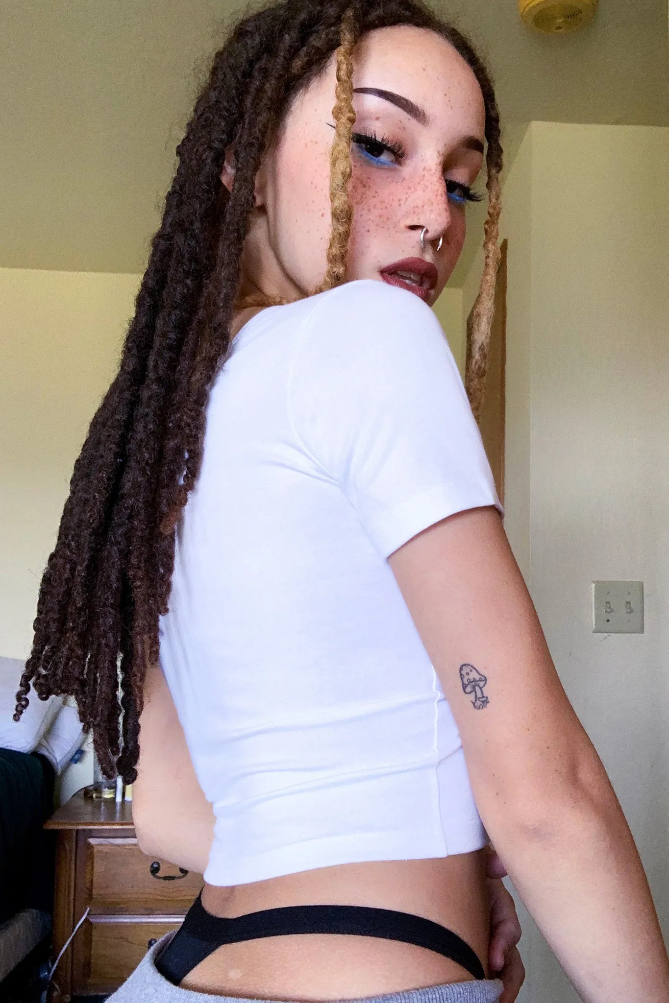 Care Less Crop Tee