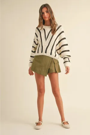 Cargo Envelope Skort {Olive}