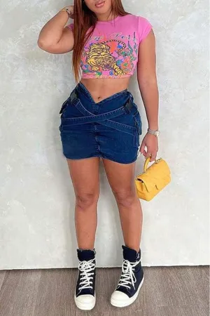 Cargo Mini Skirt (C55)