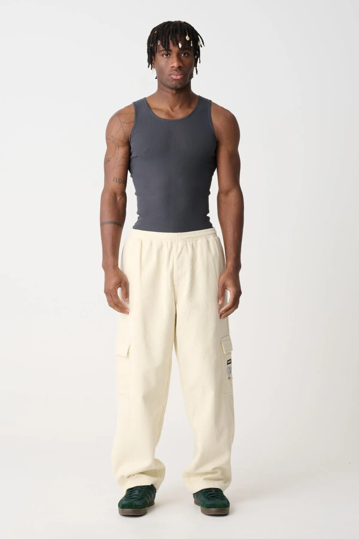 CARGO WIDE WALE 91 PANT - PIGMENT OFF WHITE